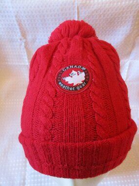 Canada Weather Gear Thermal Plush Lined Beanie Set Hat 2pc Tan Brown Black NEW‎ Canada Weather Gear Men main image 3